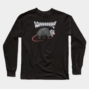 screaming possum Long Sleeve T-Shirt